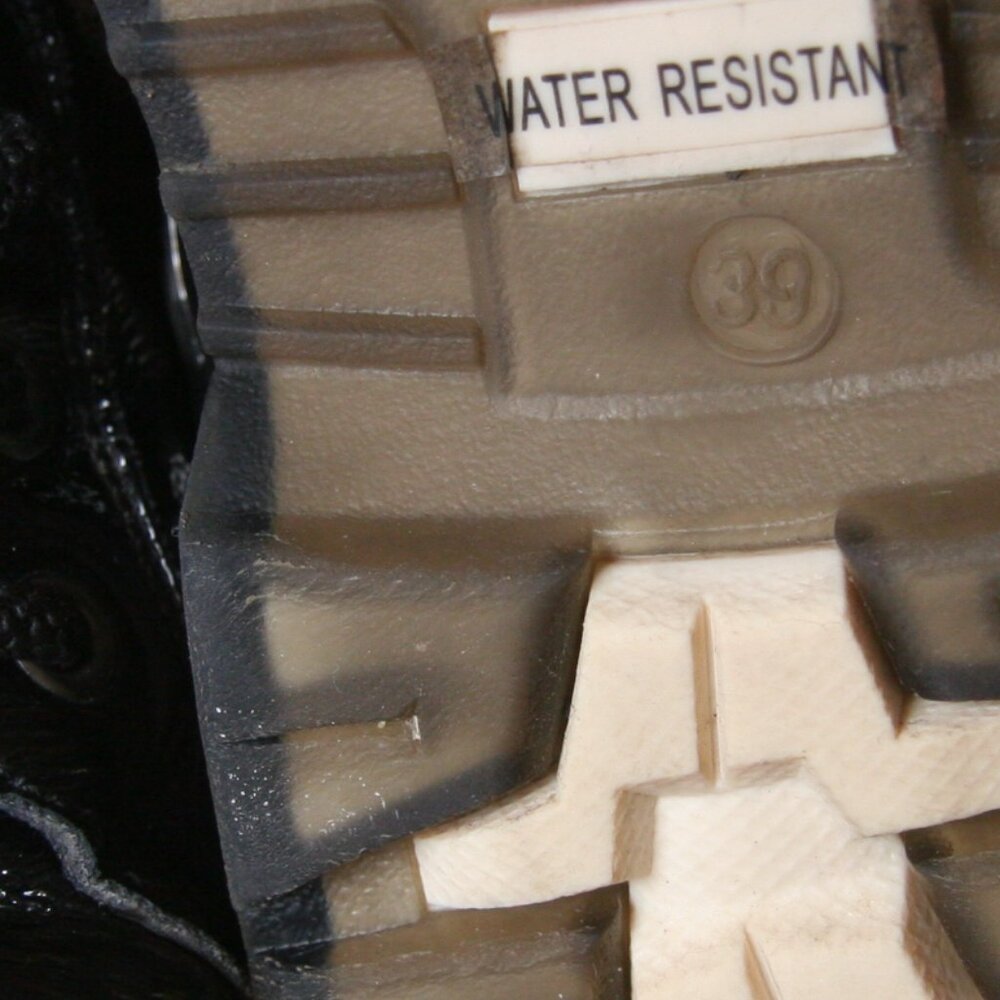 Aqua Diva Black Patent Leather Boots - Picture 5 of 5